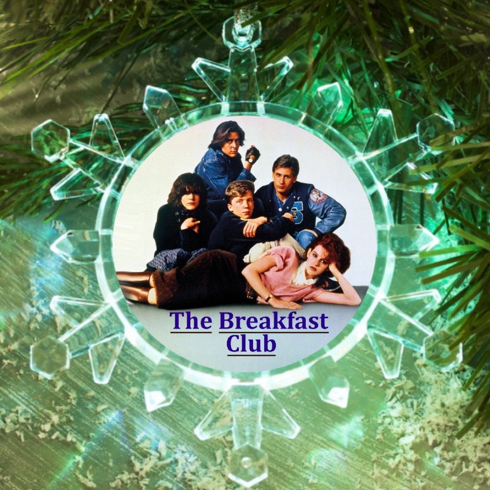 The Breakfast Club Movie Snowflake Blinks Lit Holiday Christmas Tree Ornament